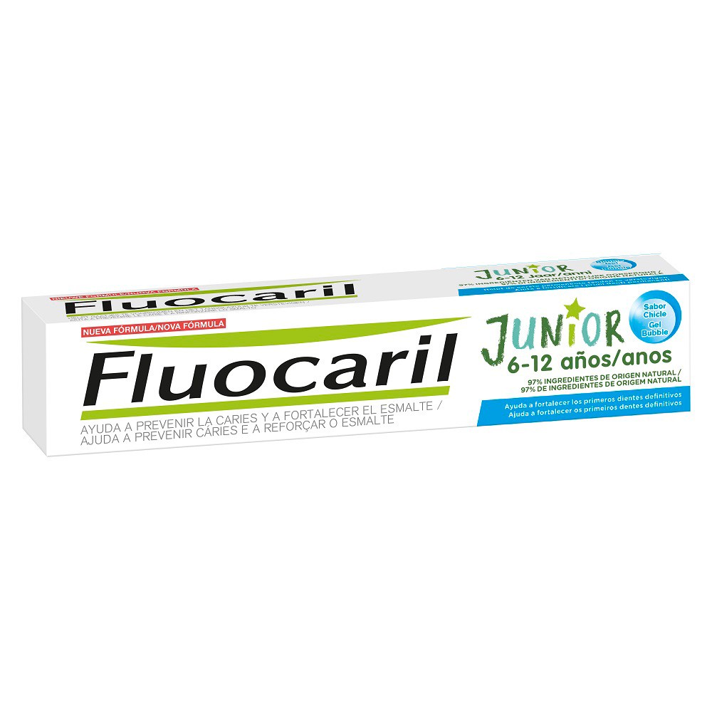 Fluocaril gel bubble junior 6-12 años 75m