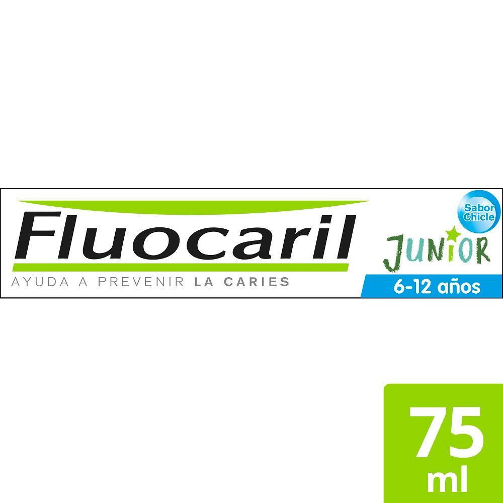 Fluocaril gel bubble junior 6-12 años 75m